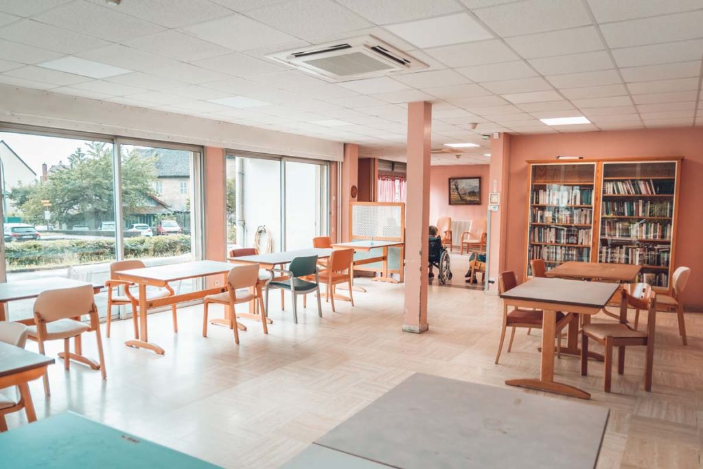 Image d'une salle de détente à l'ehpad de poligny - chipr