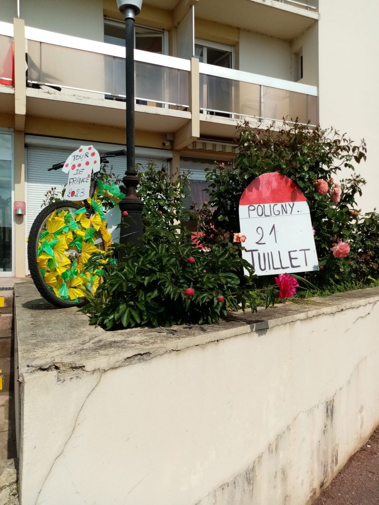 illustration de la page A Poligny, dans la perspective du passage du Tour de France au mois de Juillet…