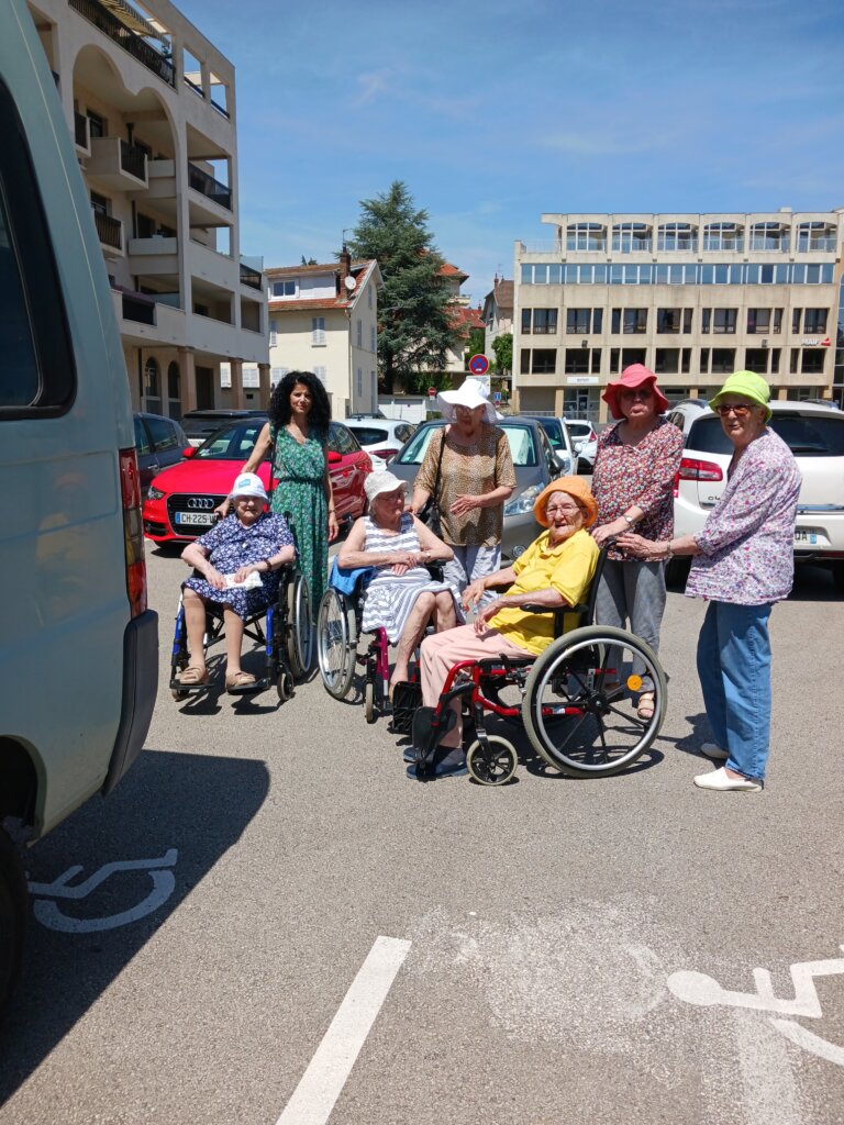 illustration de la page Sortie au marché pour les résidents volontaires de Poligny…