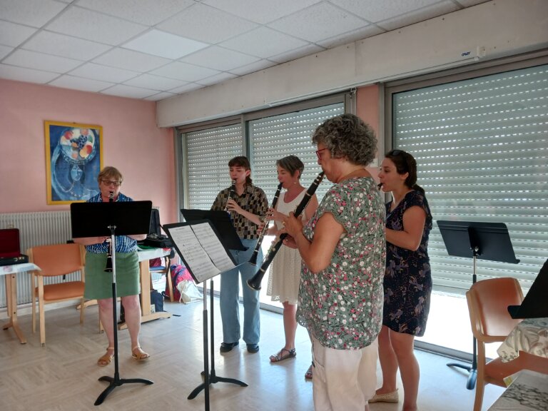 illustration de la page L’école de musique à Poligny…