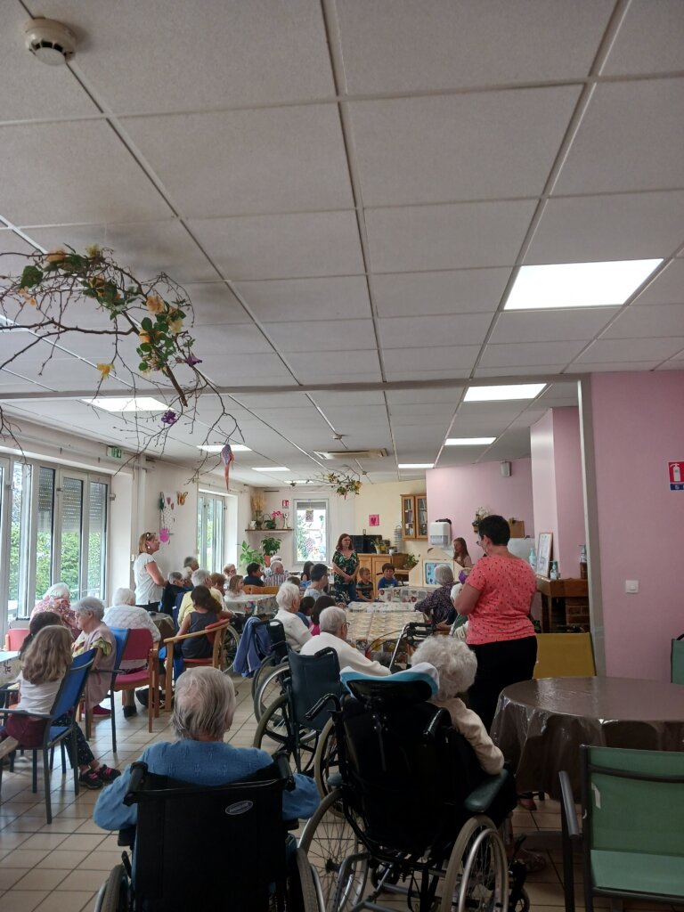 illustration de la page A Poligny, rencontre inter-générationnelle